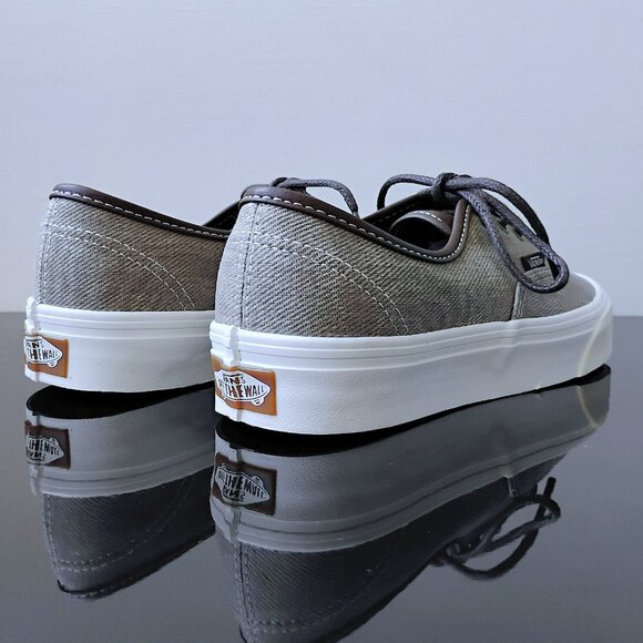 Vans Women's Authentic Low Top Canvas Sneaker in Special C & L Gray Color - Picture 7 of 13